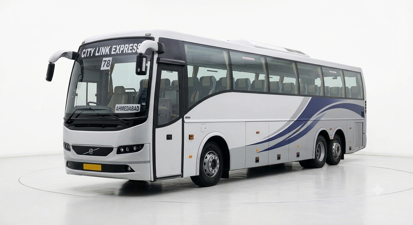 AC bus on rent in Ahmedabad